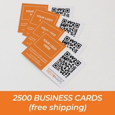 Re-order 2500 Business Cards