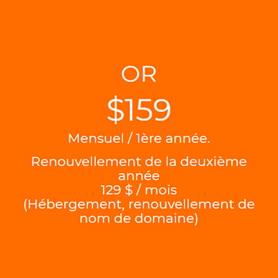 Package de site Web Or